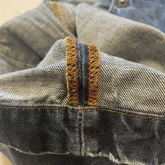 Phillip Plein Denim Jean Shorts Men's Size 34 Designer Distressed Pants Rare - Picture 12 of 16